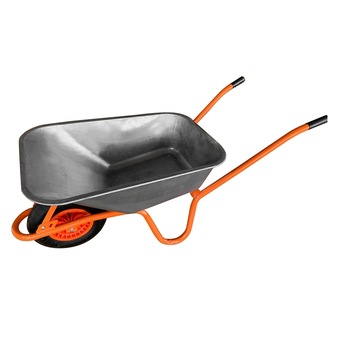 Roaba LM cu Cuva Zincata, 90L , Orange, Sokotools Roaba LM cu Cuva Zincata, 90L , Orange, Sokotools