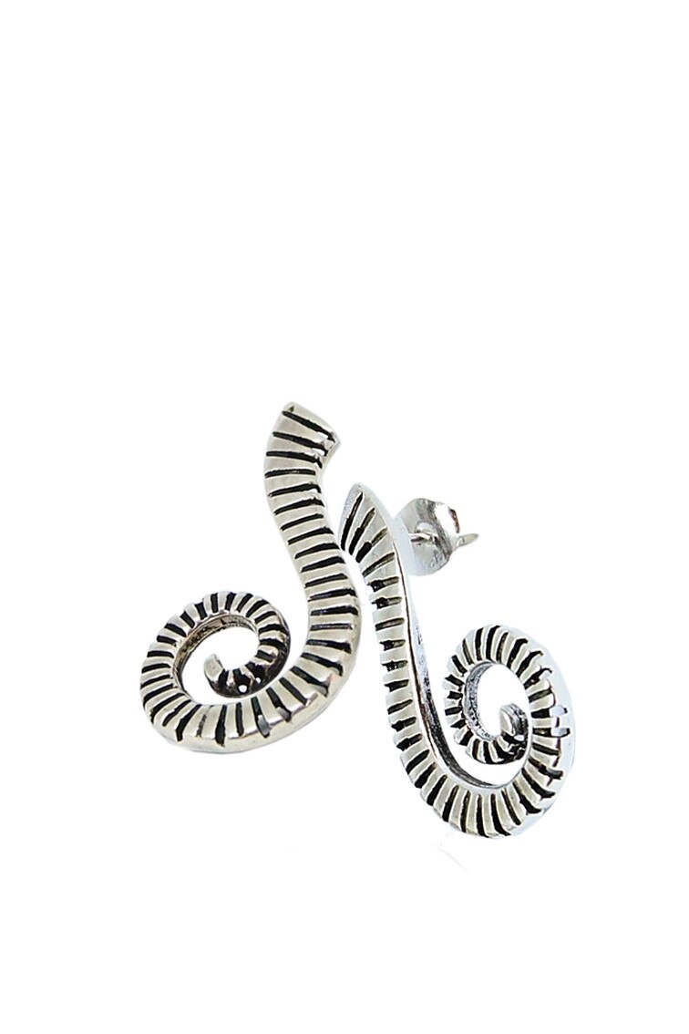 Cercei din argint 925, cu striatii
