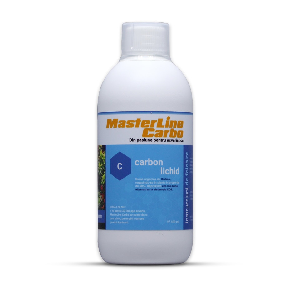 Fertilizant carbon lichid pentru plante acvatice MasterLine Carbo, 500 ml