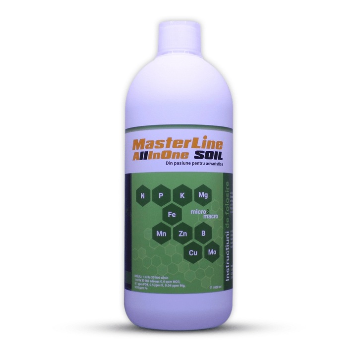 Fertilizant pentru plantele acvatice, MasterLine All in One Boost, 1000 ml