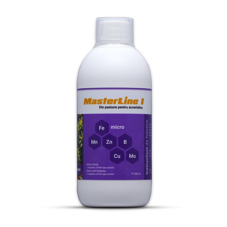 Fertilizant cu micronutrienti pentru plante acvatice MasterLine I, 500 ml