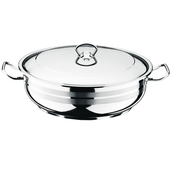 Cratita Berlin, 26 cm, Capac inox, Argintiu Cratita Berlin, 26 cm, Capac inox, Argintiu