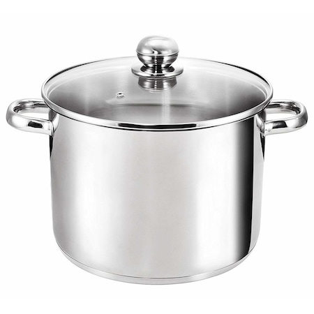 Oala inox cu Capac Yena Grunberg 20cm, 5.6L