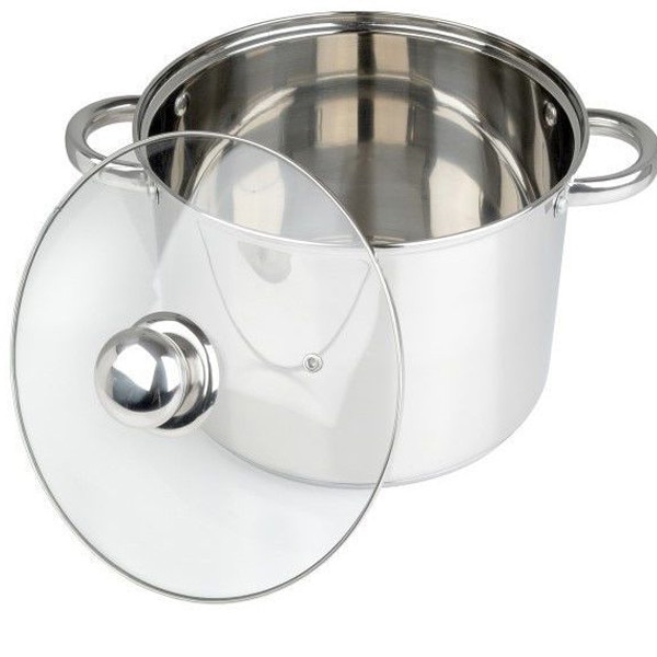 Oala inox cu Capac Yena Grunberg 22cm, 6.5L