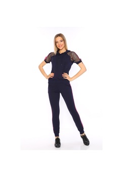 Trening dama Terry, Adrom Collection, Albastru marin Trening dama Terry, Adrom Collection, Albastru marin