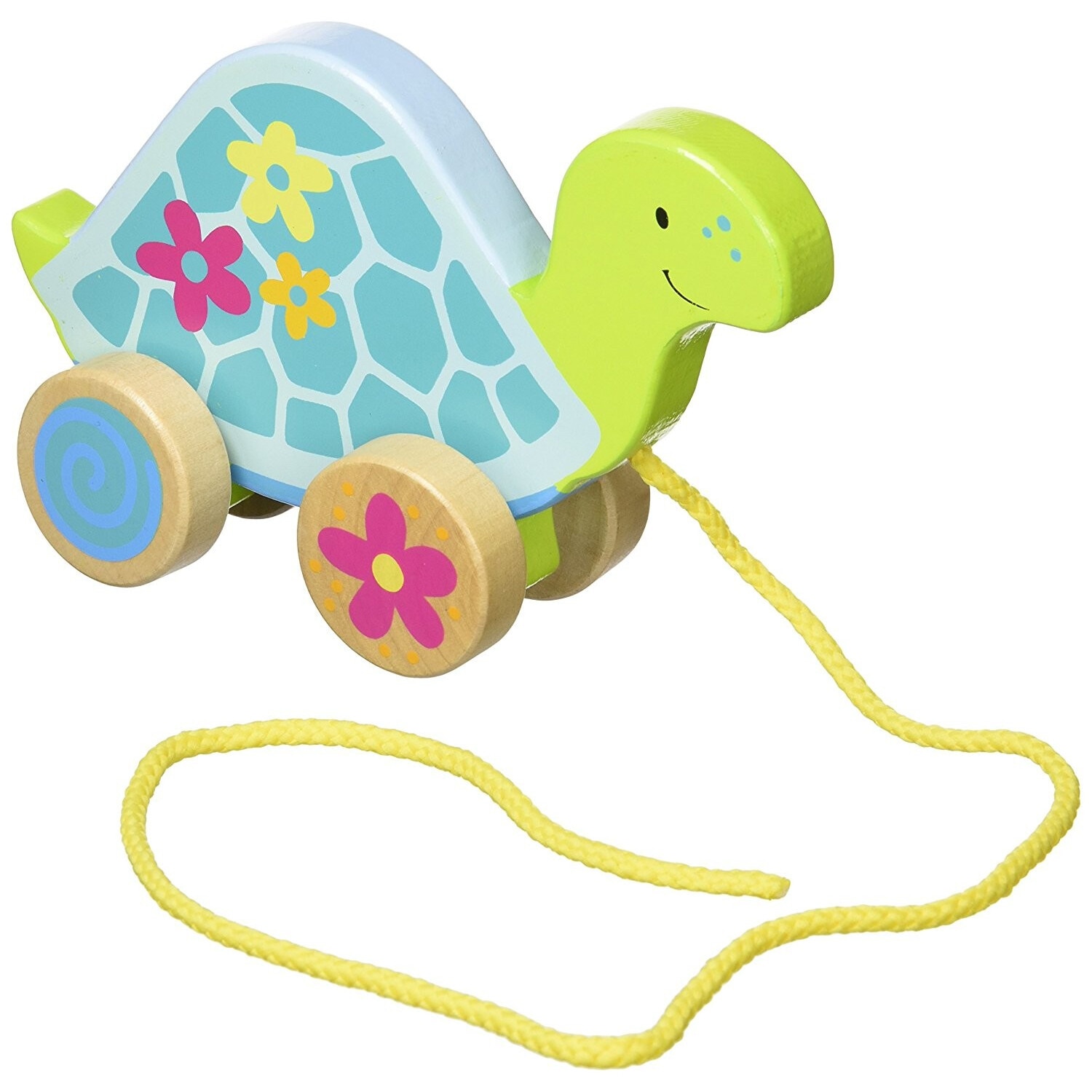 Jucarie de tras Testoasa Susi, lemn, 1 an+