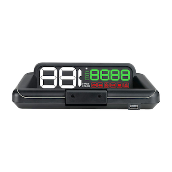 Aparat diagnosticare si afisaj informatii bord pe parbriz digital OBD2 de tip HUD, display 5 inch pentru bord C500 Aparat diagnosticare si afisaj informatii bord pe parbriz digital OBD2 de tip HUD, display 5 inch pentru bord C500