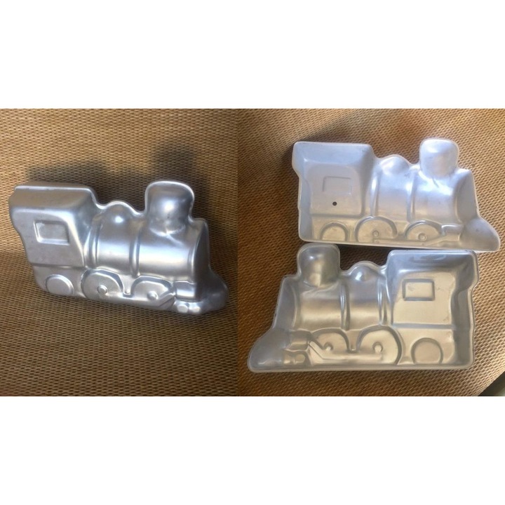 Alumínium tepsi, vonat, "3D Choo Choo Train", Wilton