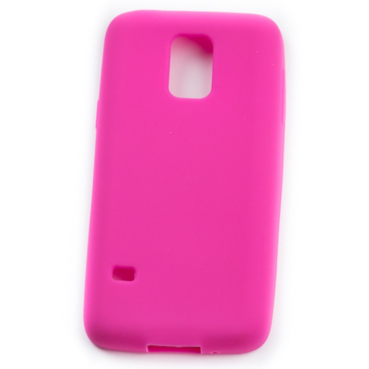 Кейс Съвместим с Samsung Galaxy S5 Mini G800, розов, мек силикон