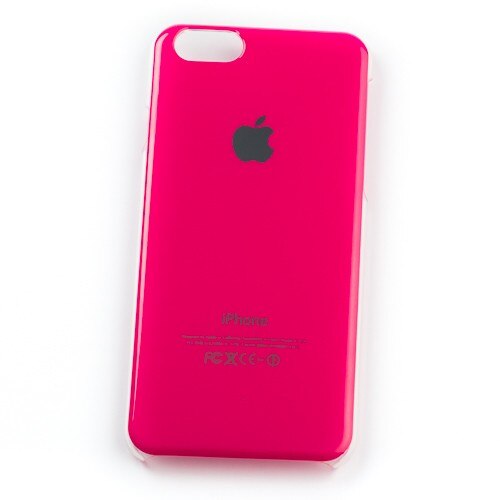 Husa Iphone 6, cu Logo Roz, Plastic