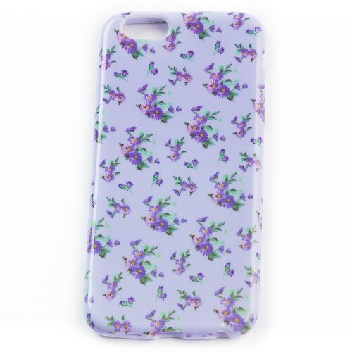 Husa Iphone 6, Lila Flowers Rain , Silicon
