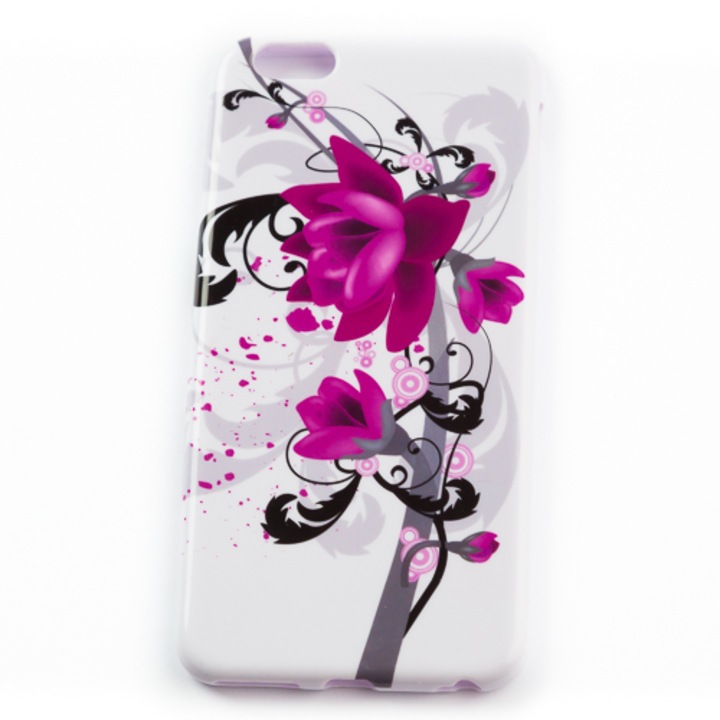 Кейс за iPhone 6 Plus, Purple Desire, Силиконов, Многоцветен
