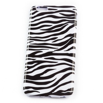 Husa Iphone 6 Plus, Black And White, Silicon Husa Iphone 6 Plus, Black And White, Silicon