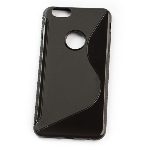 Husa Iphone 6 Plus, Neagra S Line , Silicon