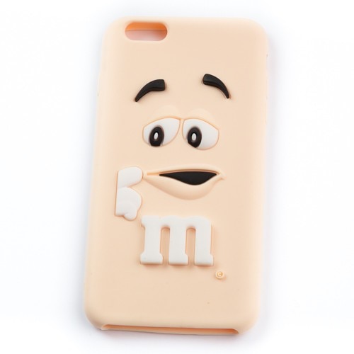 Husa Iphone 6 Plus, Peach M, Silicon, Multicolor