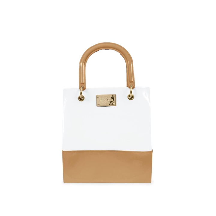Női táska Petite Jolie Shopper Bold, meztelen/fehér