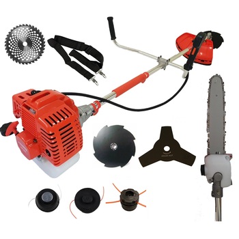 Motocoasa pe Benzina Ural Mash GKB, Complet Accesorizata, Putere 5.7 CP + Accesoriu Tip Drujba pentru Taiat Crengi, Model 2020 Motocoasa pe Benzina Ural Mash GKB, Complet Accesorizata, Putere 5.7 CP + Accesoriu Tip Drujba pentru Taiat Crengi, Model 2020