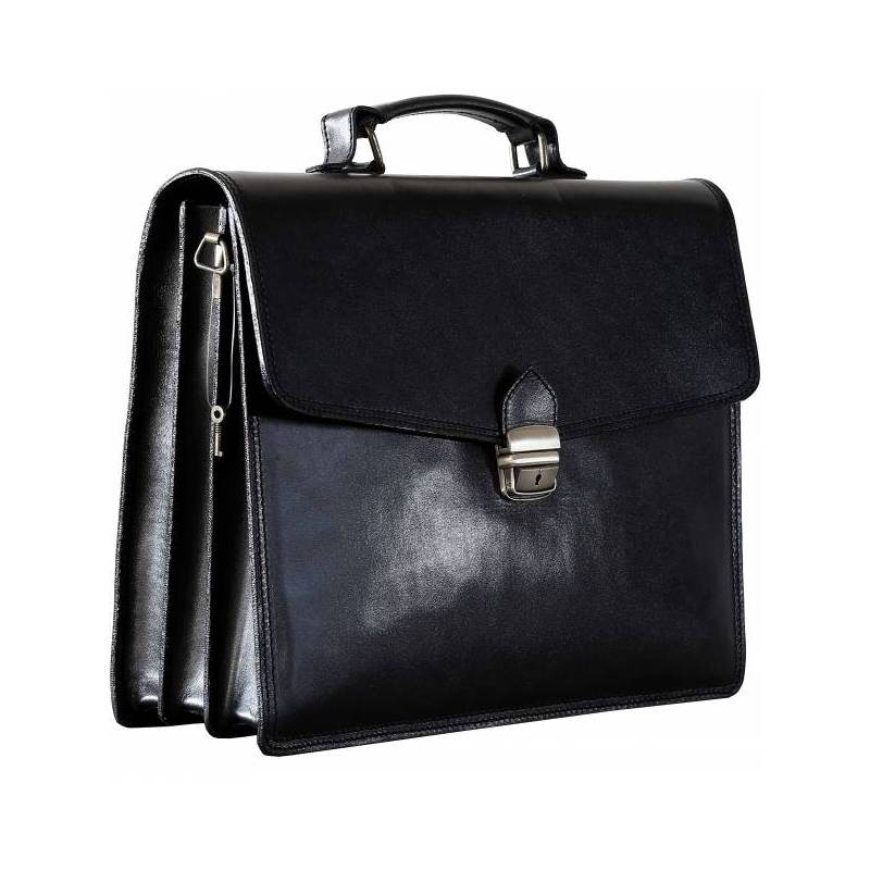 Servieta din piele naturala, diplomat, S115