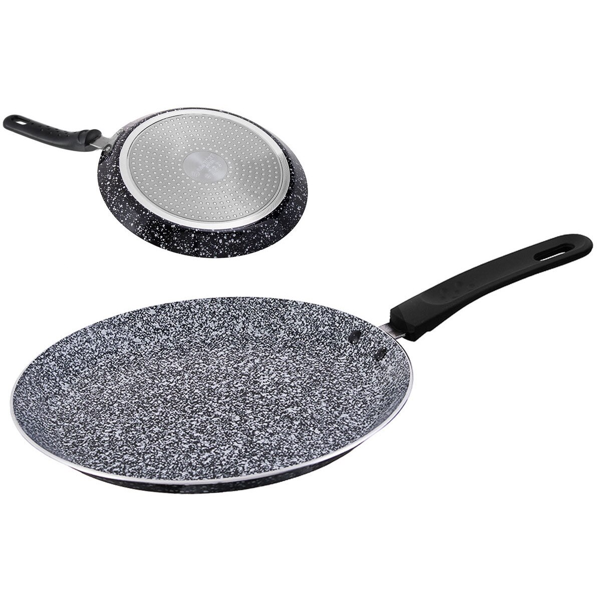 Tigaie din aluminiu pentru clatite ZILNER, ZL-2408, Invelis din marmura ...