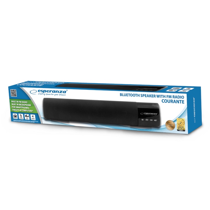 Π‘ΡΠ΅ΡΠ΅ΠΎ ΡΠΎΠ½ΠΊΠΎΠ»ΠΎΠ½ΠΊΠ° Esperanza soundbar speaker FM Courante ΠΠ»ΡΡΡΡ, ΡΠ΅ΡΠ΅Π½