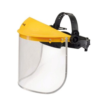 Casca de protectie motocoasa, Vorel, cu viziera plexiglas Casca de protectie motocoasa, Vorel, cu viziera plexiglas