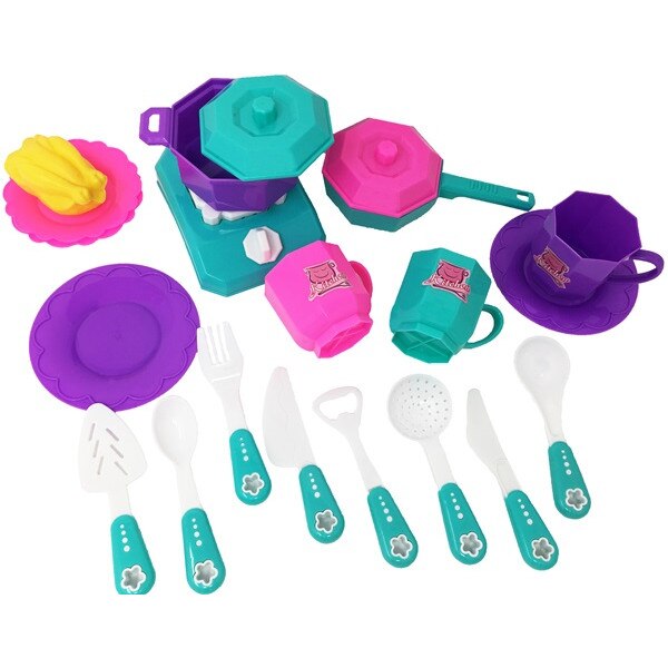Jucarie Set Accesorii bucatarie, 19 piese