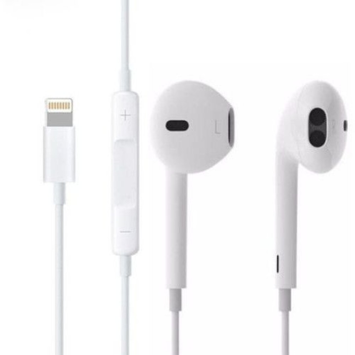 Casti RSB Compatibile Apple cu conexiune bluetooth iPhone 7/8/X/XS/XR/11/11Pro/11ProMax In-Ear, Cu Fir, Lightning