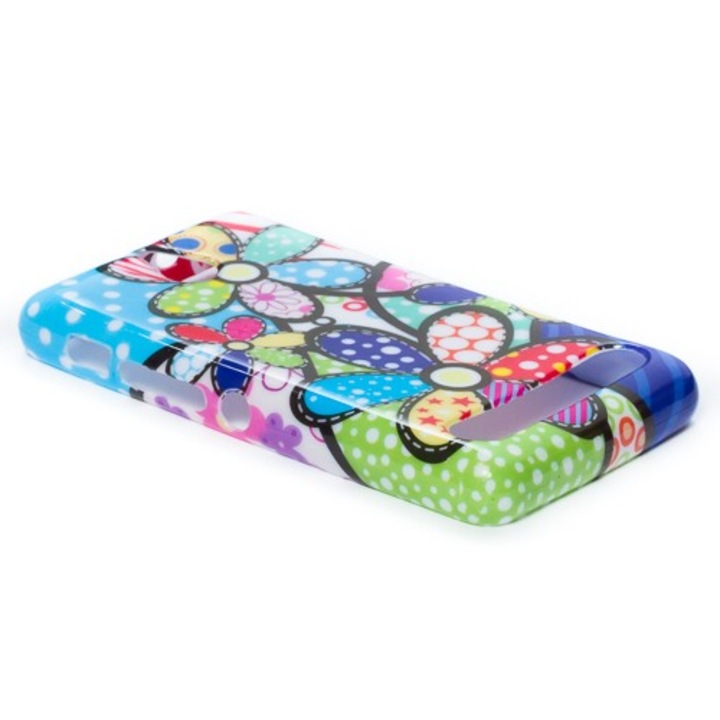 Husa Sony Xperia E1 Summer Dream, Silicon, Multicolor