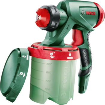 Pistol de pulverizare fina Bosch ALLPaint pentru sistemele de vopsit Bosch PFS 3000-2 si PFS 5000, recipient vopsea 1000 ml Pistol de pulverizare fina Bosch ALLPaint pentru sistemele de vopsit Bosch PFS 3000-2 si PFS 5000, recipient vopsea 1000 ml