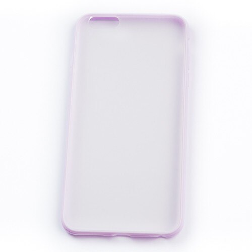 Husa Iphone 6 Plus, Transparenta cu rama Lila , Silicon/Plastic