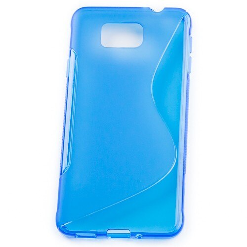 Husa Samsung Galaxy Alpha Albastra, S Line Silicon