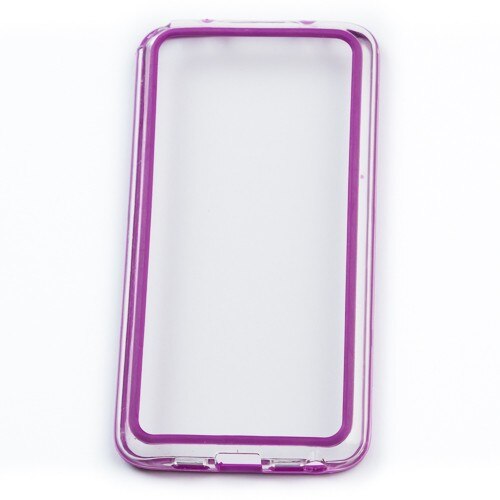 Bumper LG G2, Mov/Transparent, Silicon/Plastic