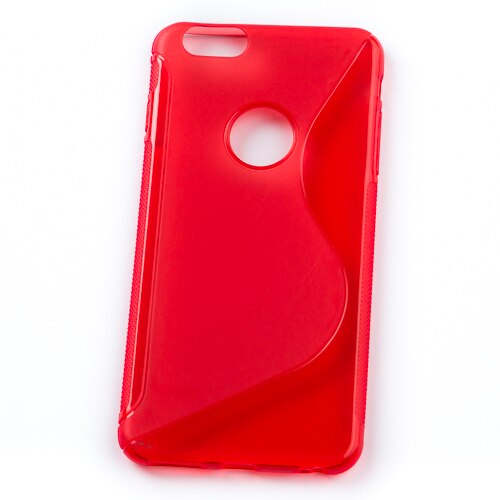 Husa Iphone 6 Plus, Rosu S Line , Silicon