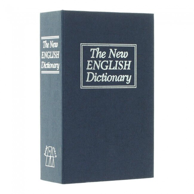 Caseta tip carte Bookcase Albastru 180x115x55 mm