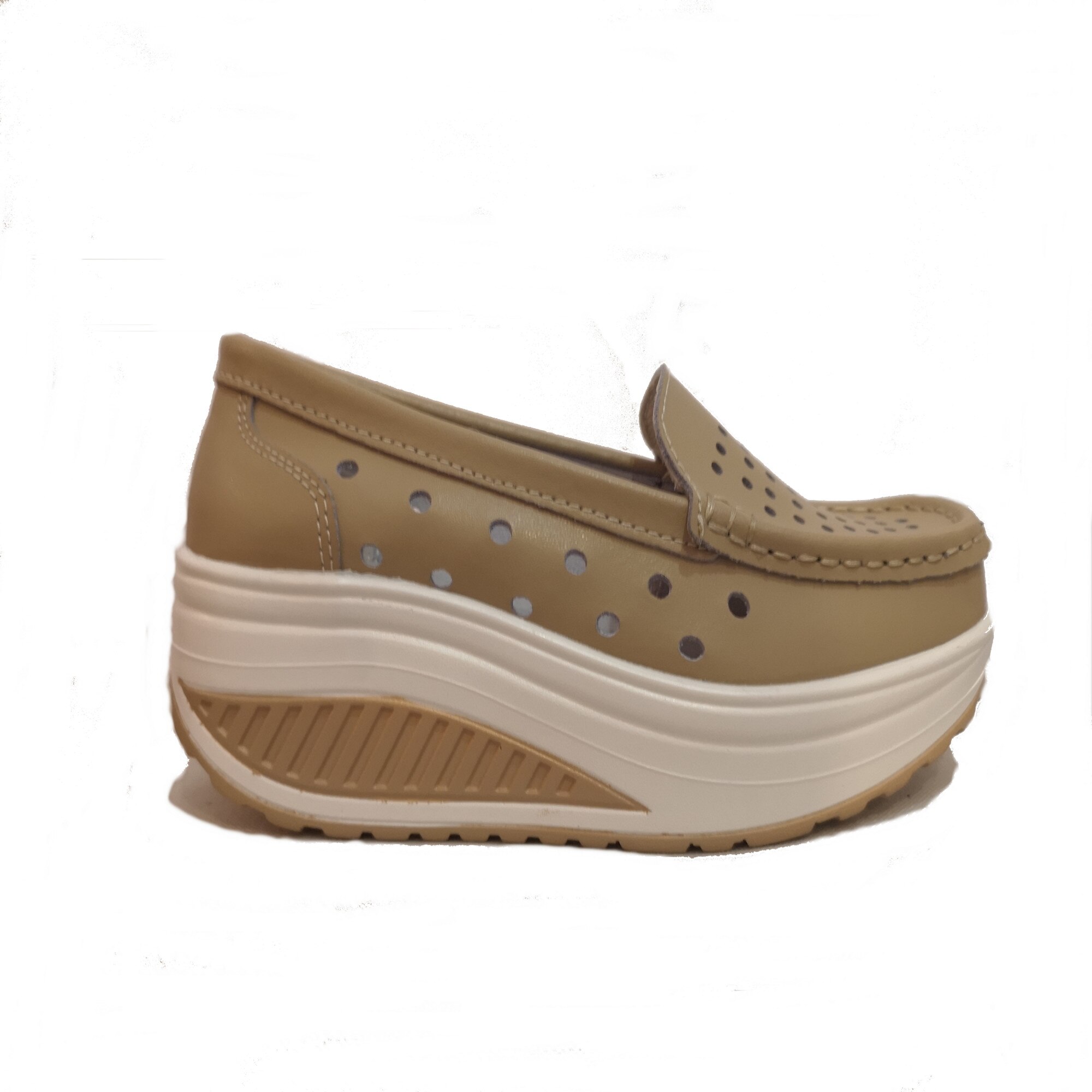Balerini Signio, ortopedici din piele naturala, Beige