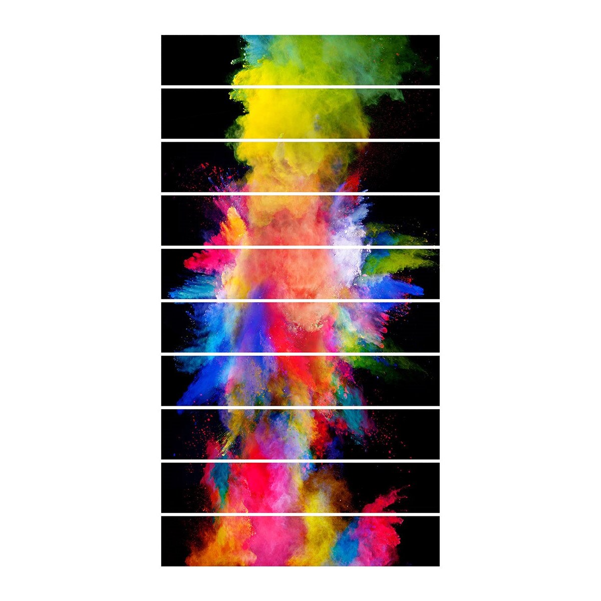 Sticker pentru scari DEGRETS 79101 Magie color 10x18x100 cm