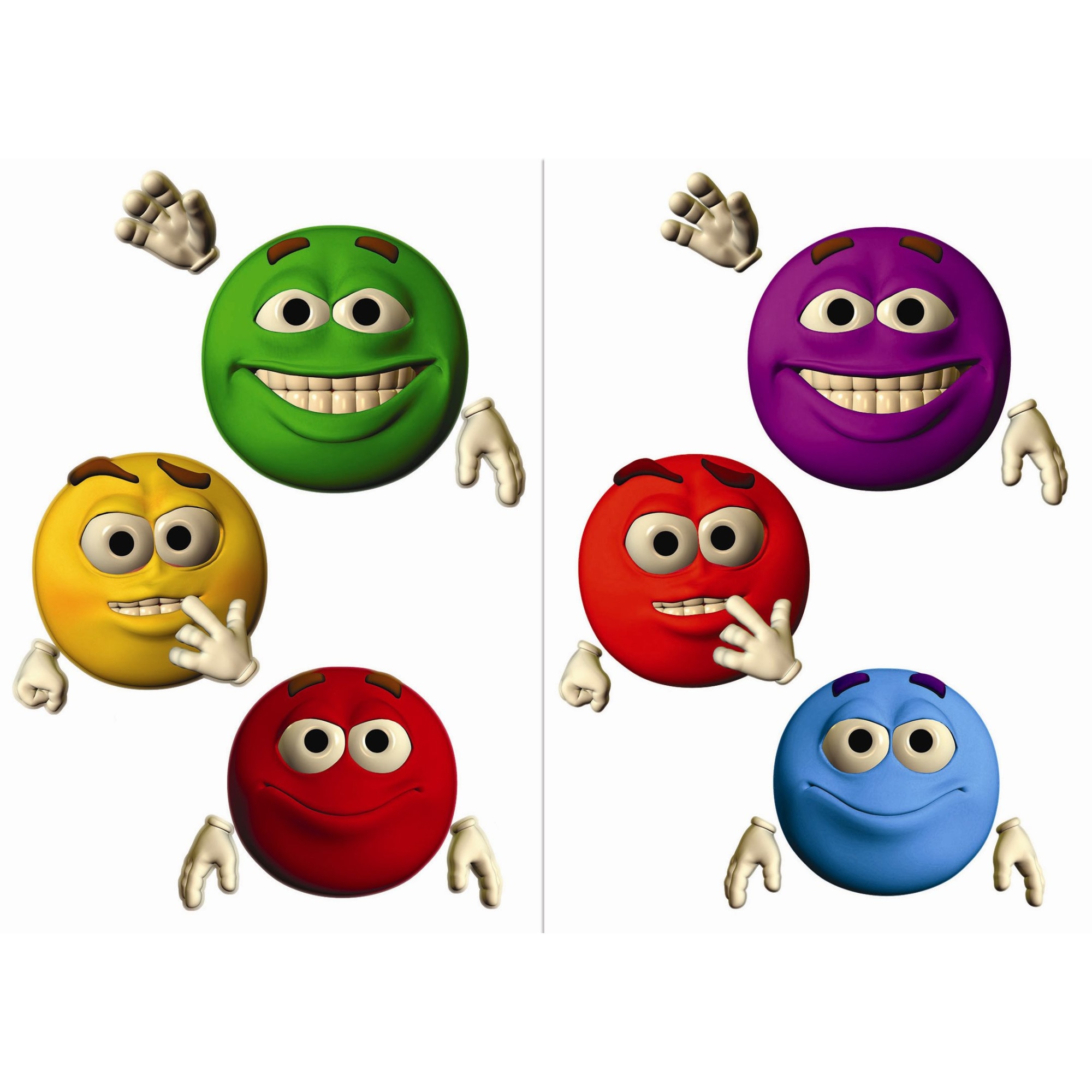 Sticker DEGRETS 79118 Emoticoane 2x45x65 cm