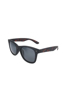Polaroid, Ochelari de soare cu lentile polarizate wayfarer, Negru, 52-21-150 Standard Polaroid, Ochelari de soare cu lentile polarizate wayfarer, Negru, 52-21-150 Standard