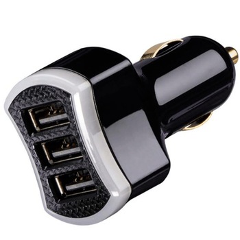 Incarcator de masina HAMA Triple Power, 7.2 A, Negru, HAMA-14153 Incarcator de masina HAMA Triple Power, 7.2 A, Negru, HAMA-14153
