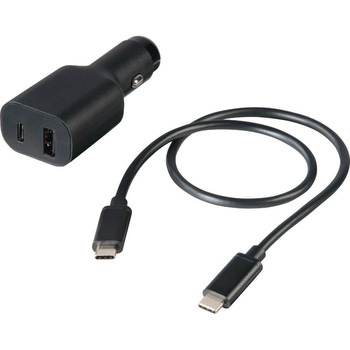 Incarcator auto Hama 54177, Type-C, Negru Incarcator auto Hama 54177, Type-C, Negru
