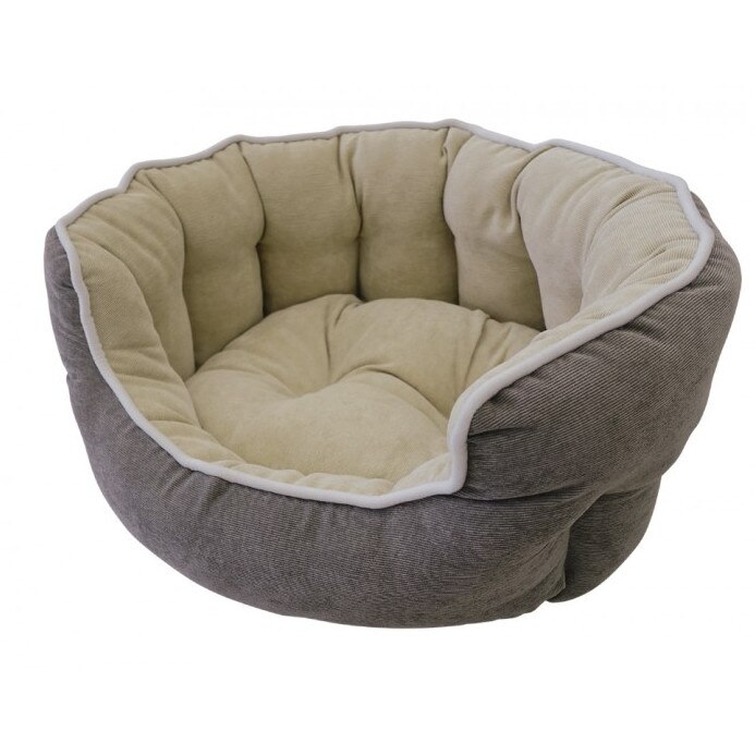 Culcus pentru caini Nobby Taro, 53 x 47 x 21 cm, Bej/Gri