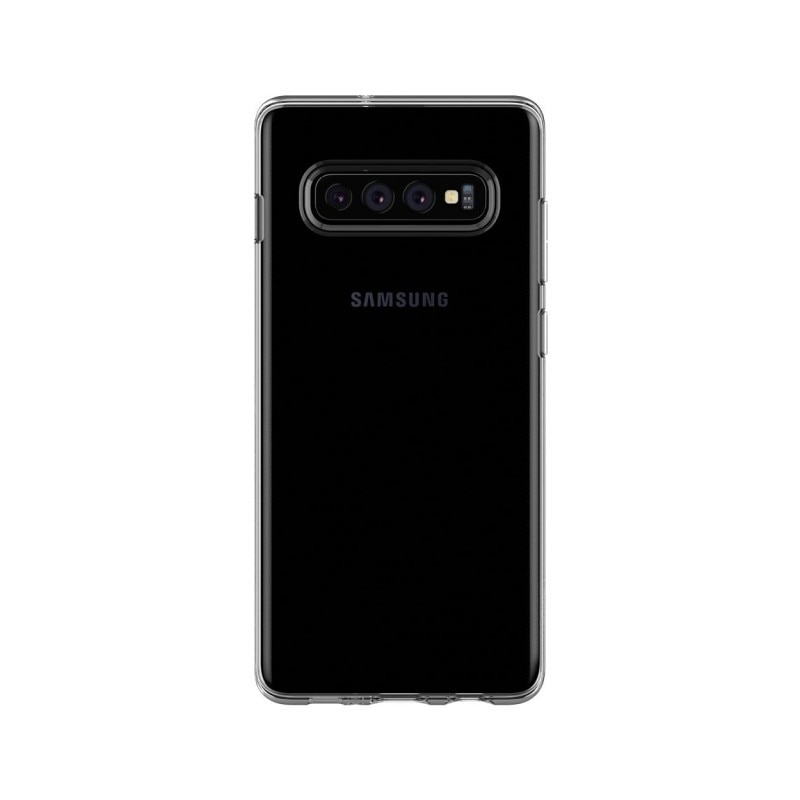 Husa Premium Originala Spigen Liquid Crystal Samsung S10 Silicon Transparent