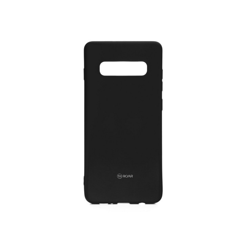 Husa Spate Roar Colorful Jelly Samsung Galaxy S10 Plus Silicon Negru