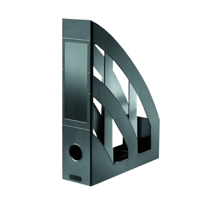 Suport dosare plastic A4 Herlitz Negru