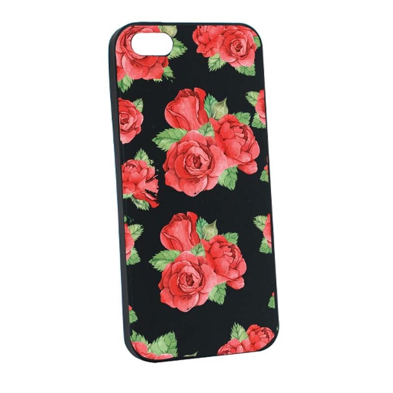 Husa Apple iPhone SE / 5S / 5, Silicon, Rose B97