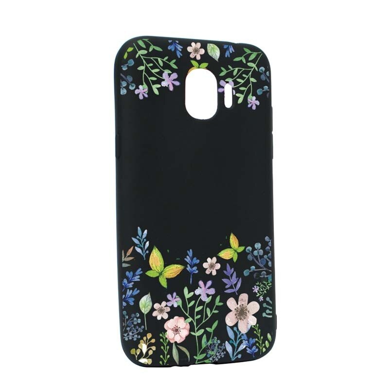 Husa Samsung Galaxy J2 Pro 2018 / J2 2018 / Grand Prime Pro, Silicon, Butterfly-Flowers B95