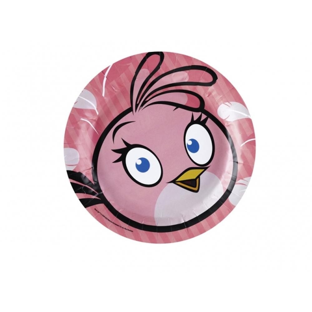 Set 8 farfurii 23 cm Pink Bird