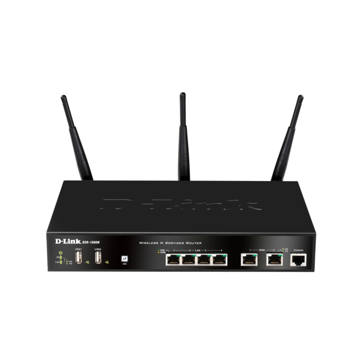D-Link DSR-1000AC, 2xWAN Gigabit, 3xLAN Gigabit vezeték nélküli router