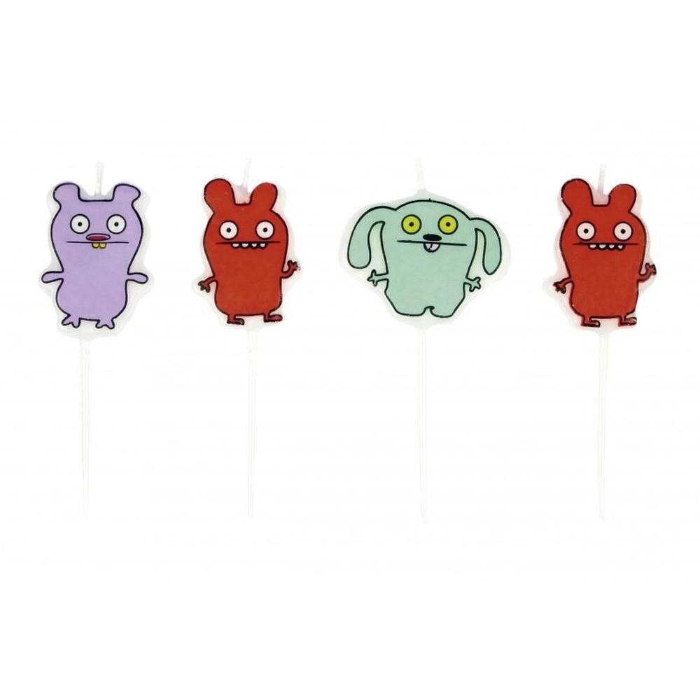 Lumanari minifigurine Ugly Dolls, 4 buc