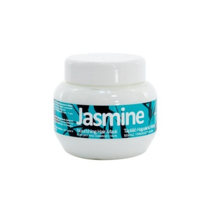 Kallos Jasmine Nourishing Hair Mask masca hranitoare pentru par uscat si deteriorat 275 ml